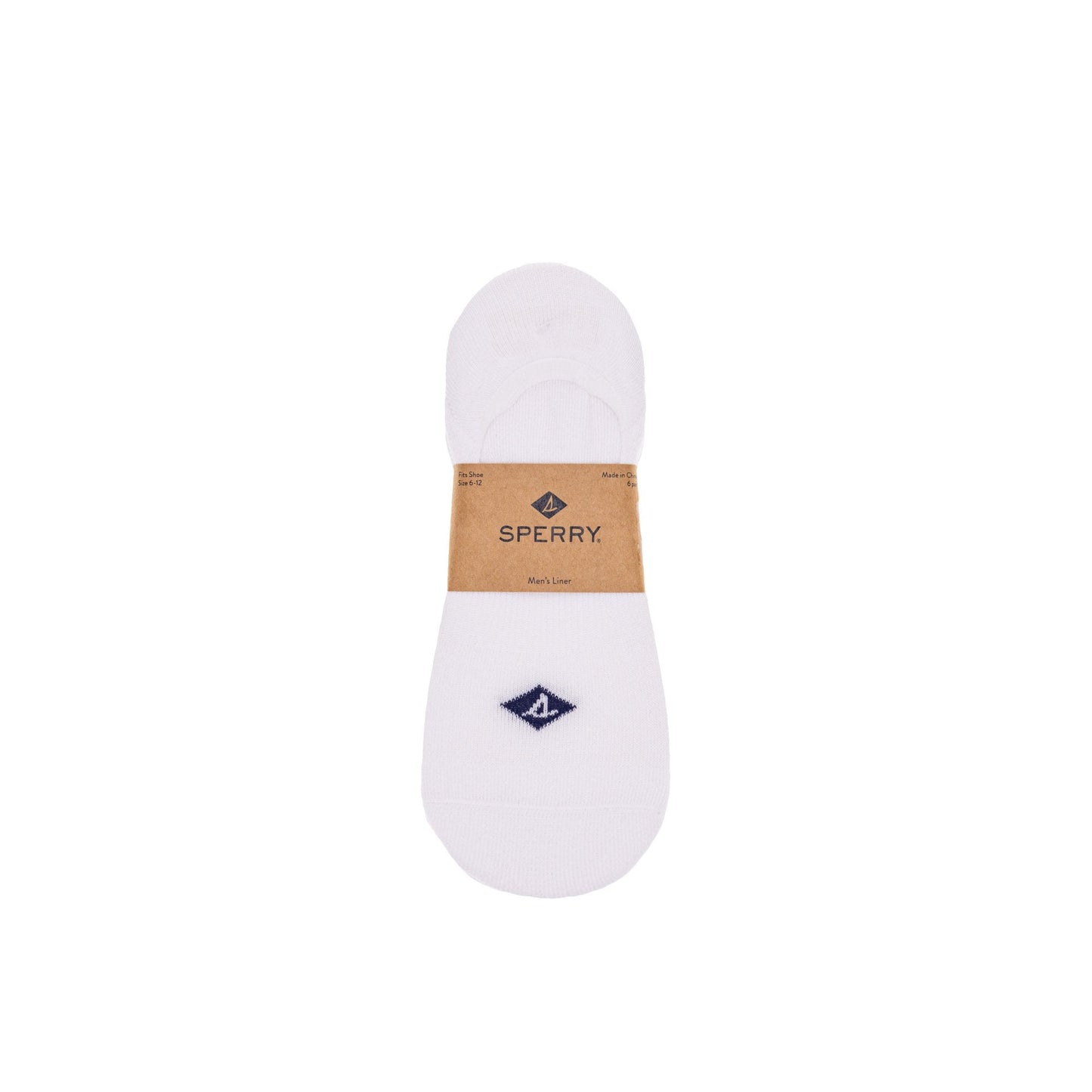 Sneaker Liner White Men's Socks & Liners | Sperry