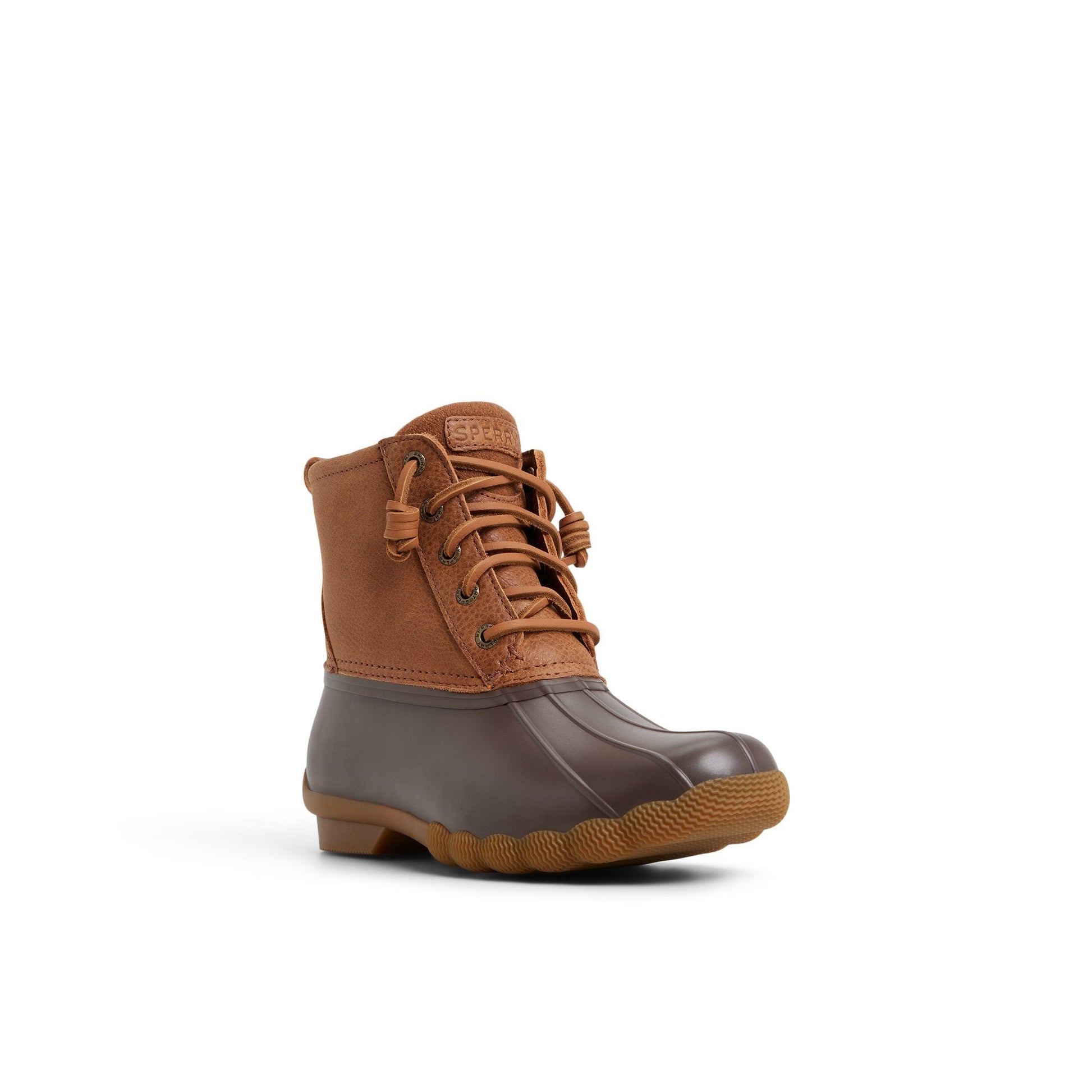 Saltwater™™ Duck Lug Boot Dark Brown | Sperry