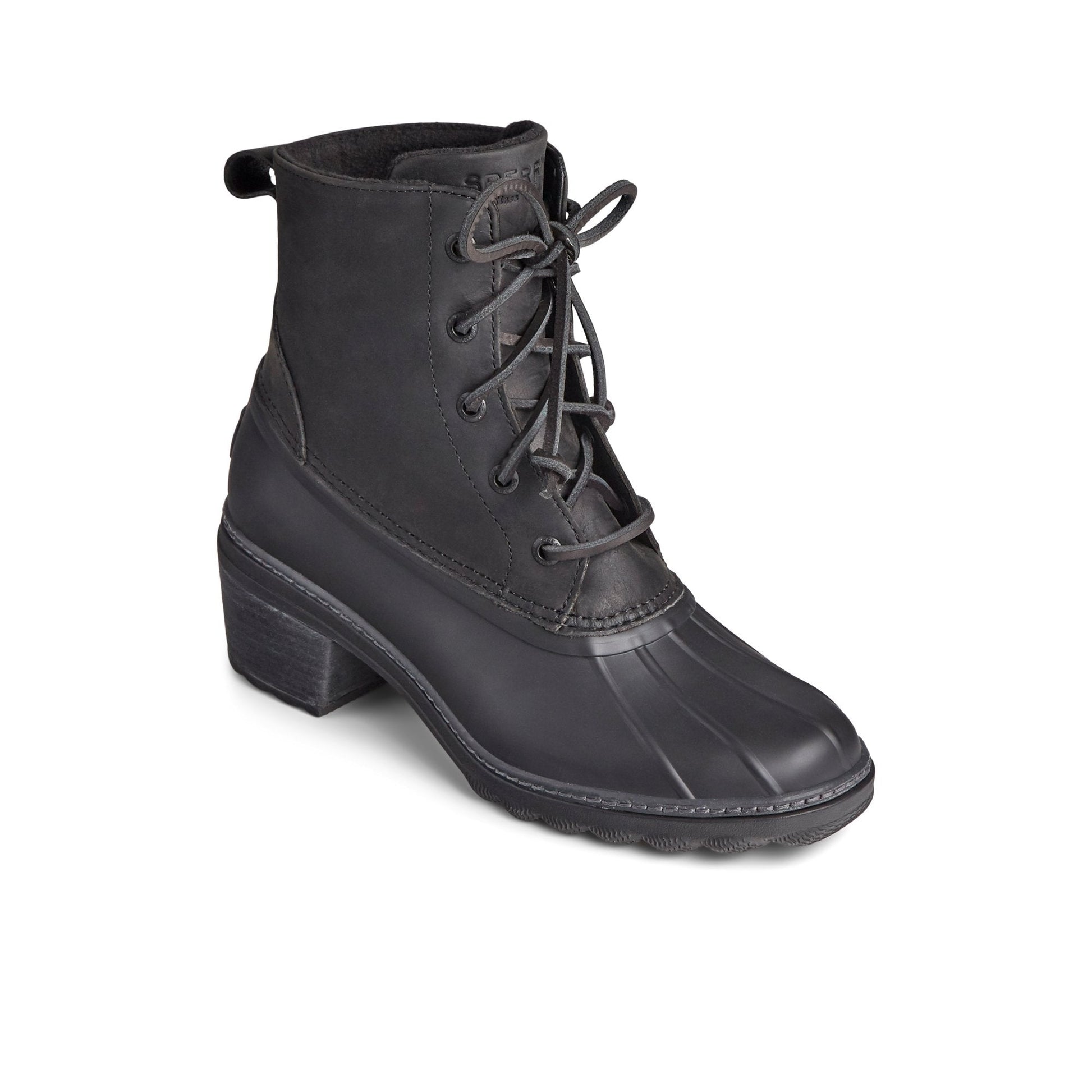 Saltwater Heel Leather Duck Boot | Sperry New