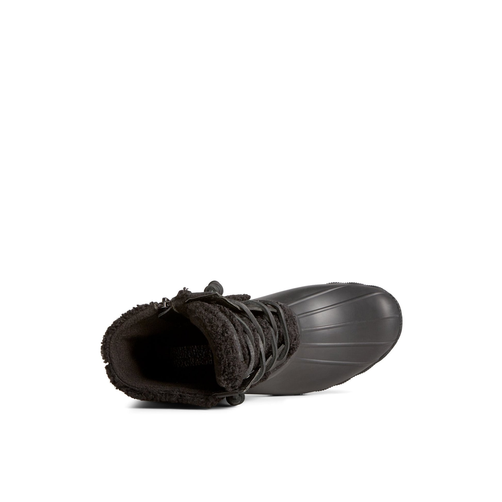 Saltwater™ Rainbow Sherpa Duck Boot Black | Sperry Online