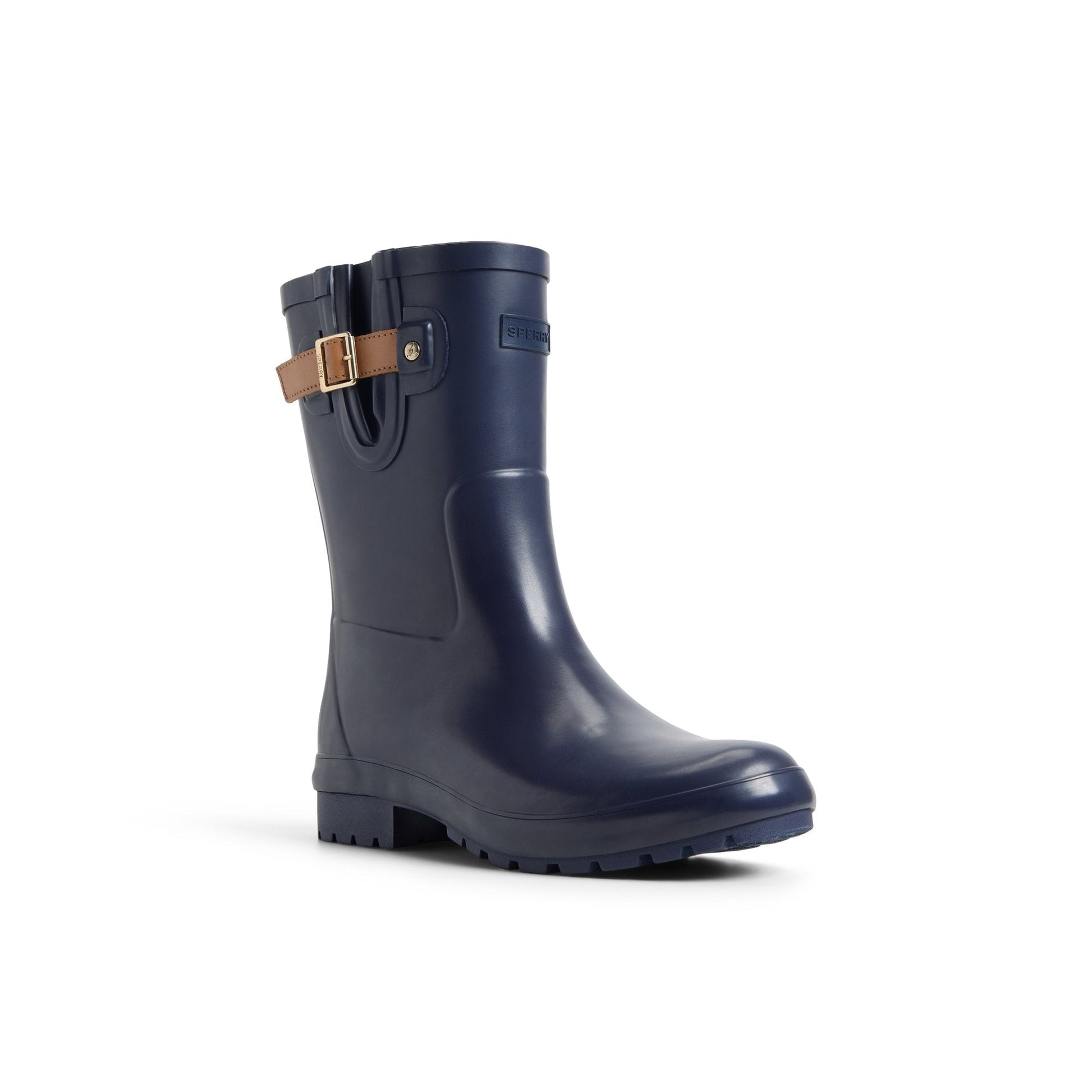 Drizzle Mid Calf Rain Boot Navy | Sperry For sale