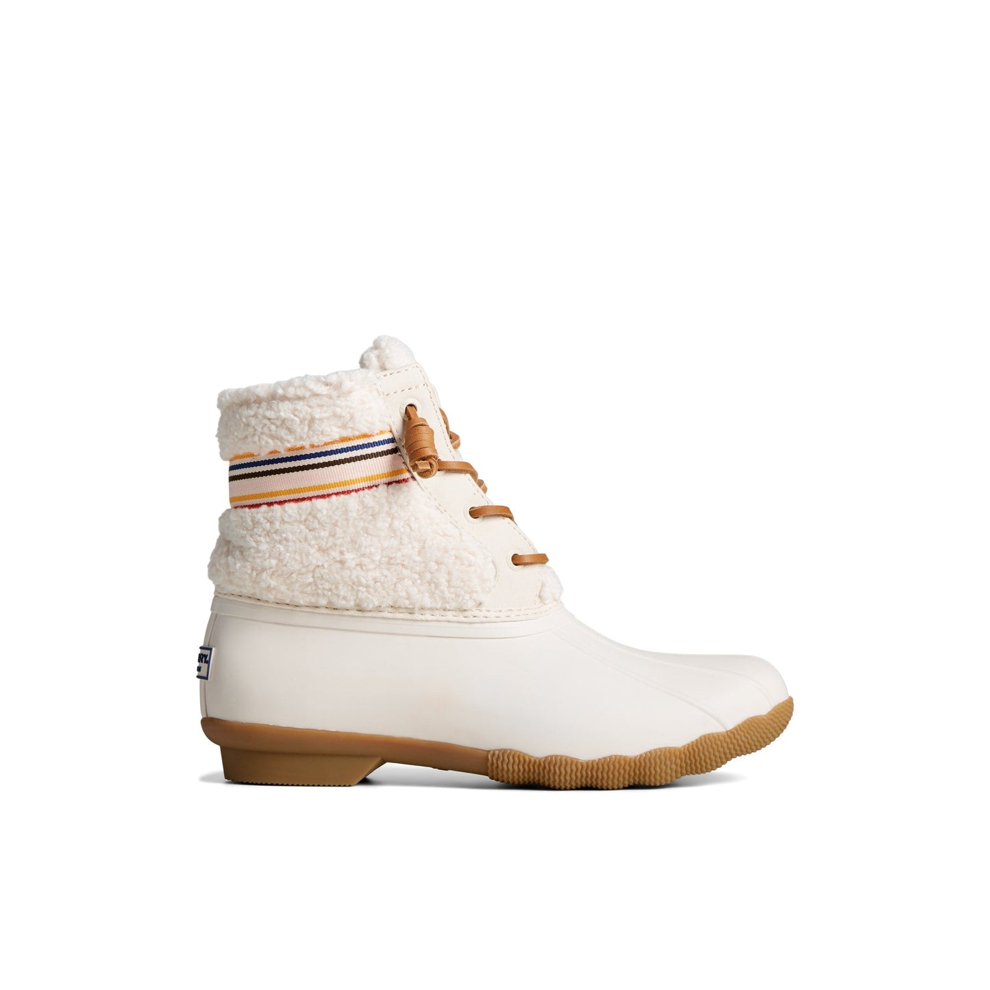 Saltwater™ Rainbow Sherpa Duck Boot Bone | Sperry