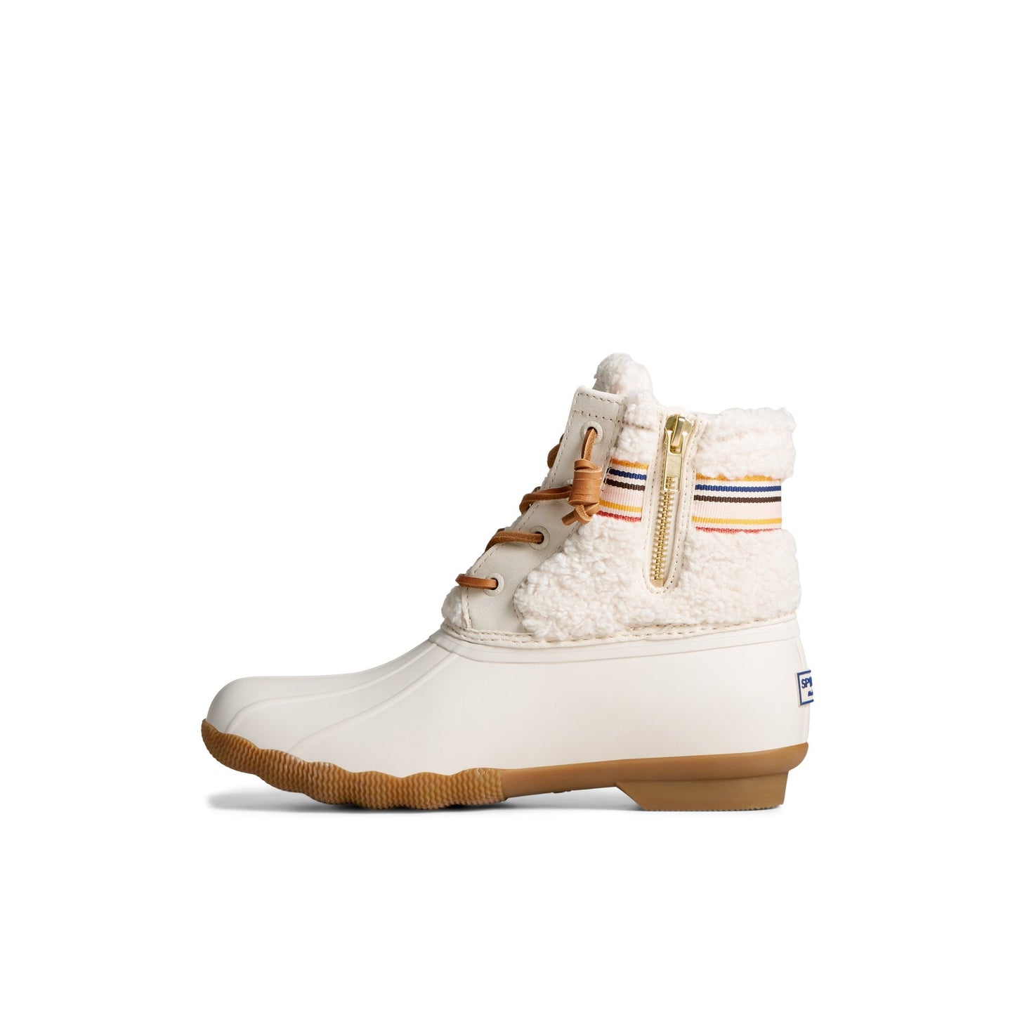 Saltwater™ Rainbow Sherpa Duck Boot Bone | Sperry