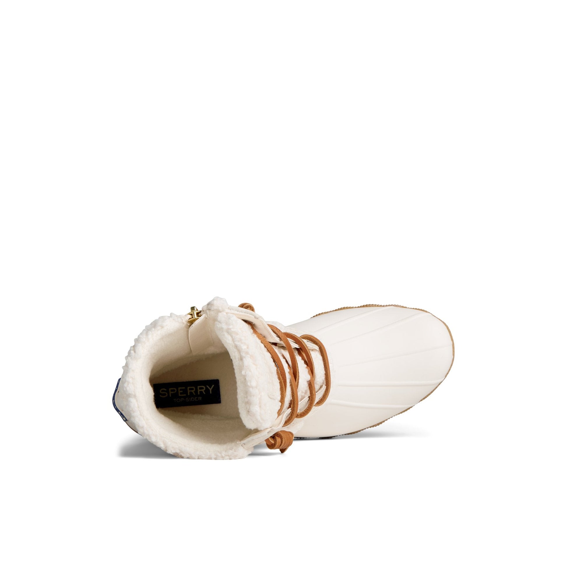 Saltwater™ Rainbow Sherpa Duck Boot Bone | Sperry