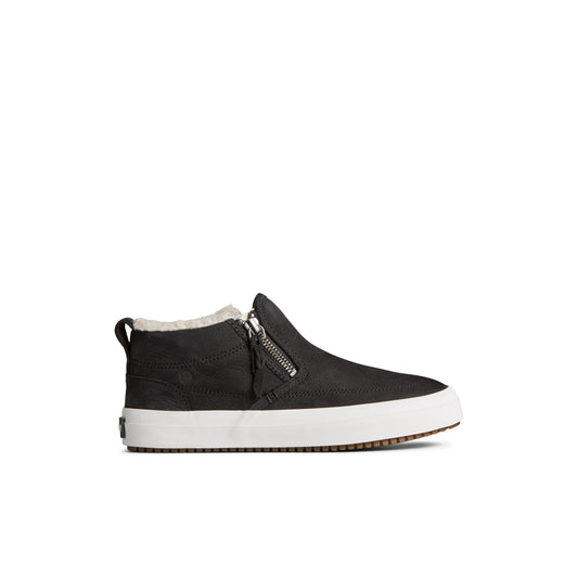 Crest Side Zip Cozy Sneaker Black | Sperry New
