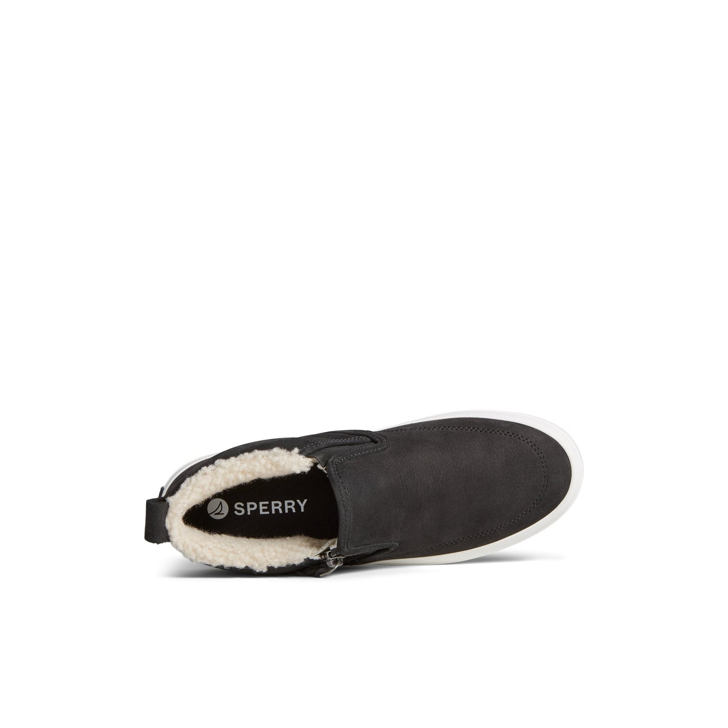 Crest Side Zip Cozy Sneaker Black | Sperry New