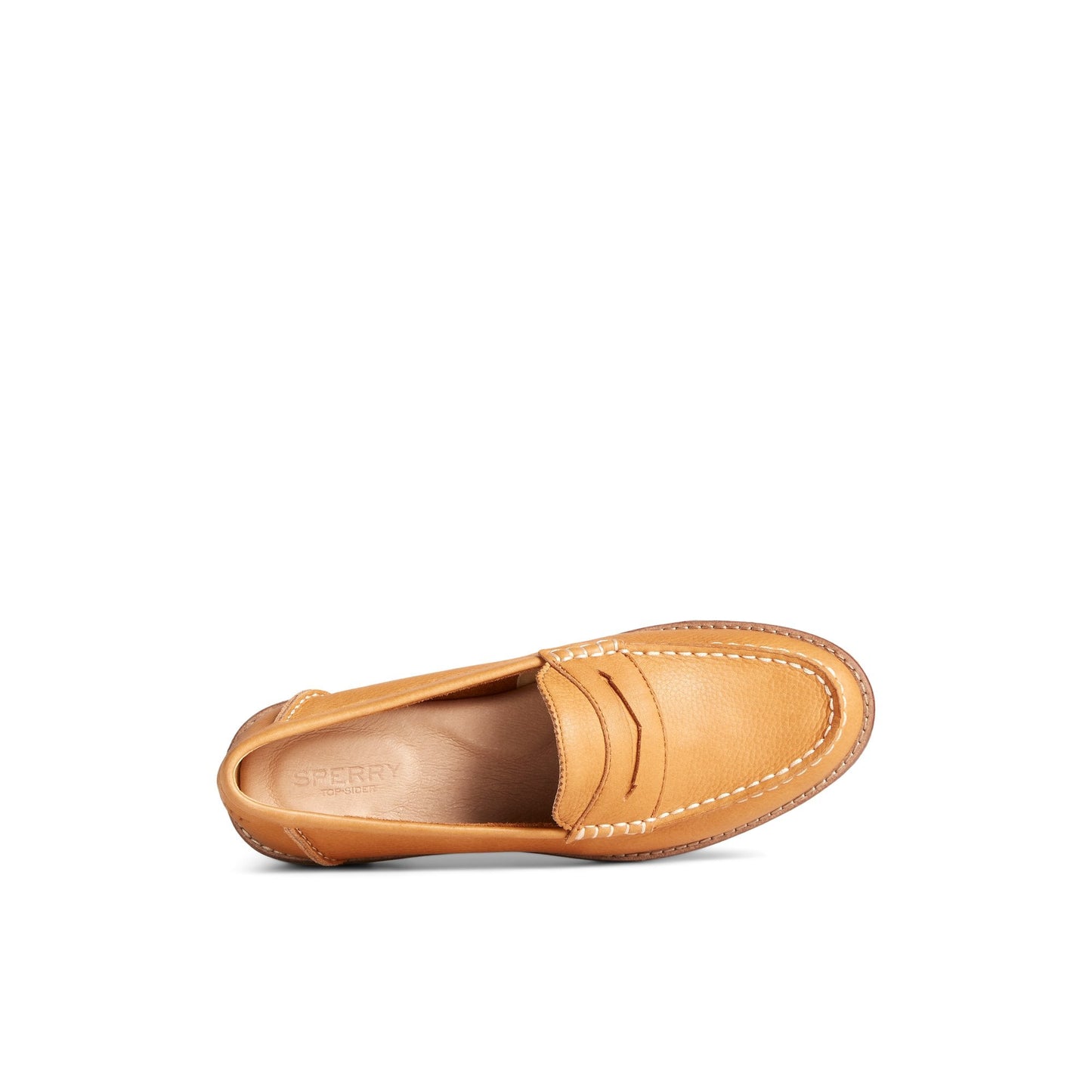 Seaport Penny Leather Loafer Medium Beige | Sperry For sale