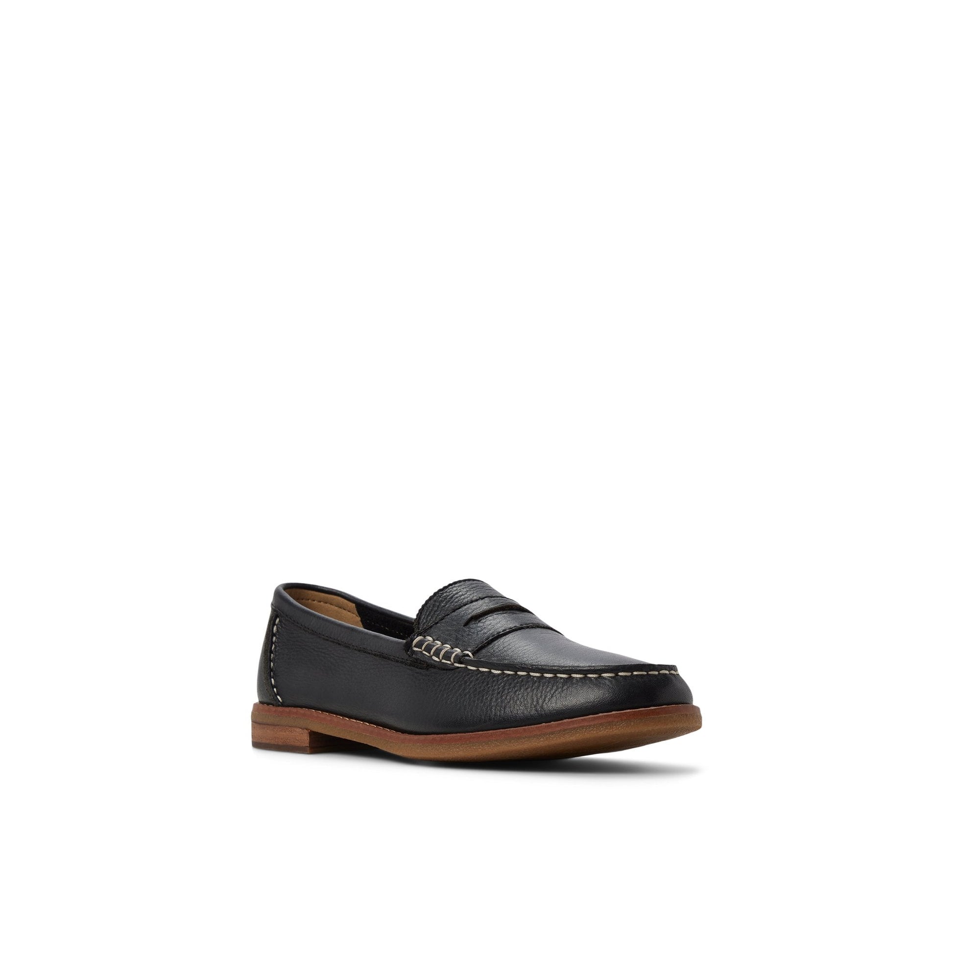 Seaport Penny Leather Loafer Black | Sperry On sale