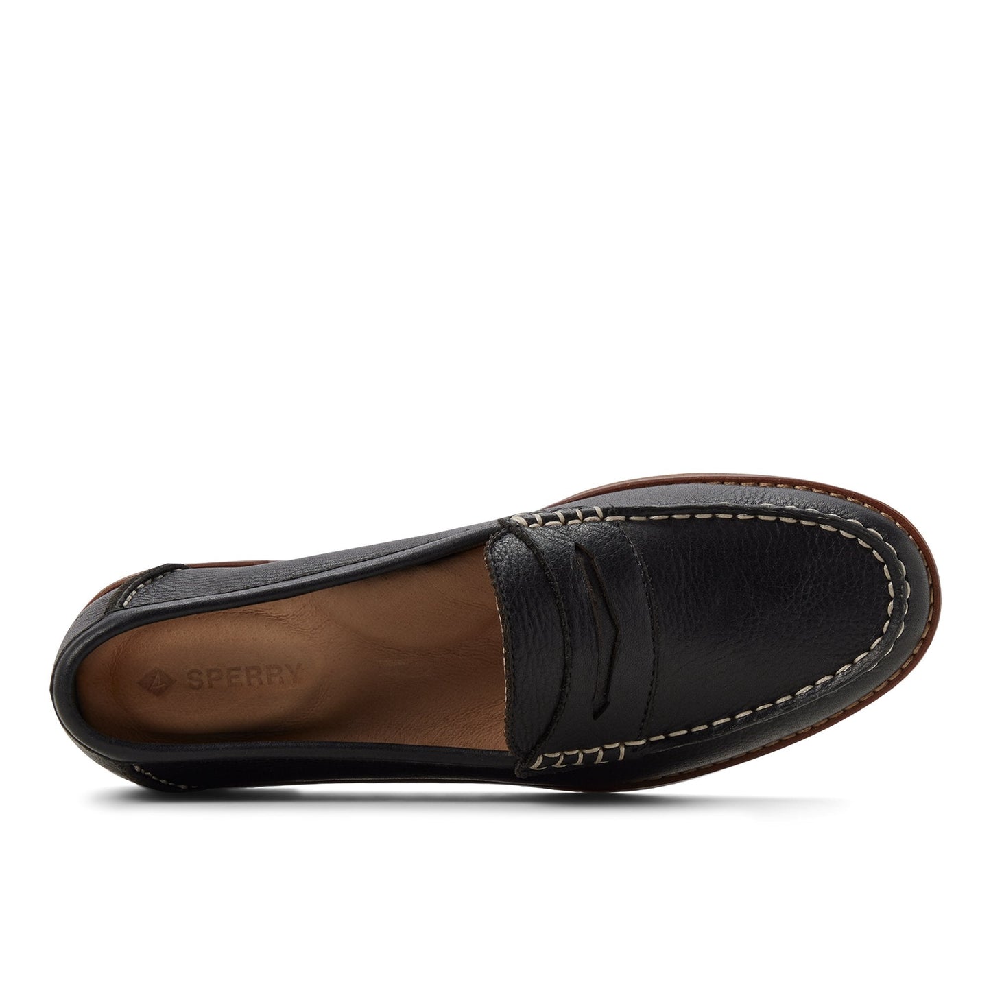 Seaport Penny Leather Loafer Black | Sperry On sale