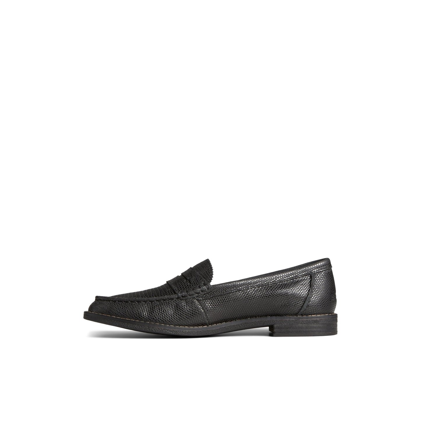 Seaport Penny Leather Loafer Black - 2 | Sperry New