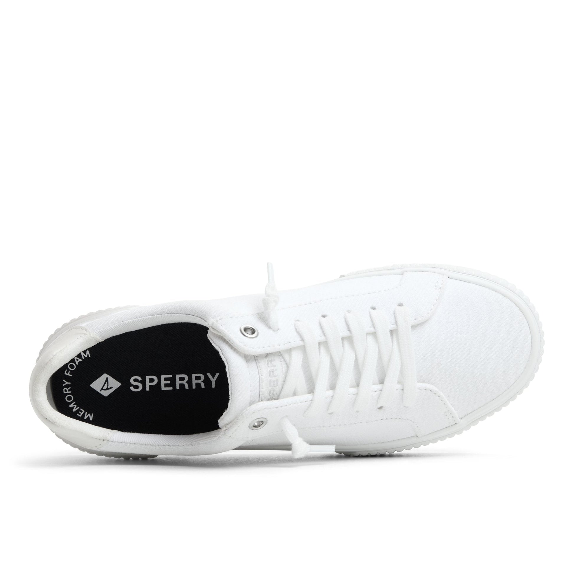 Bermuda Lace to Toe Platform Sneakers White | Sperry Discount