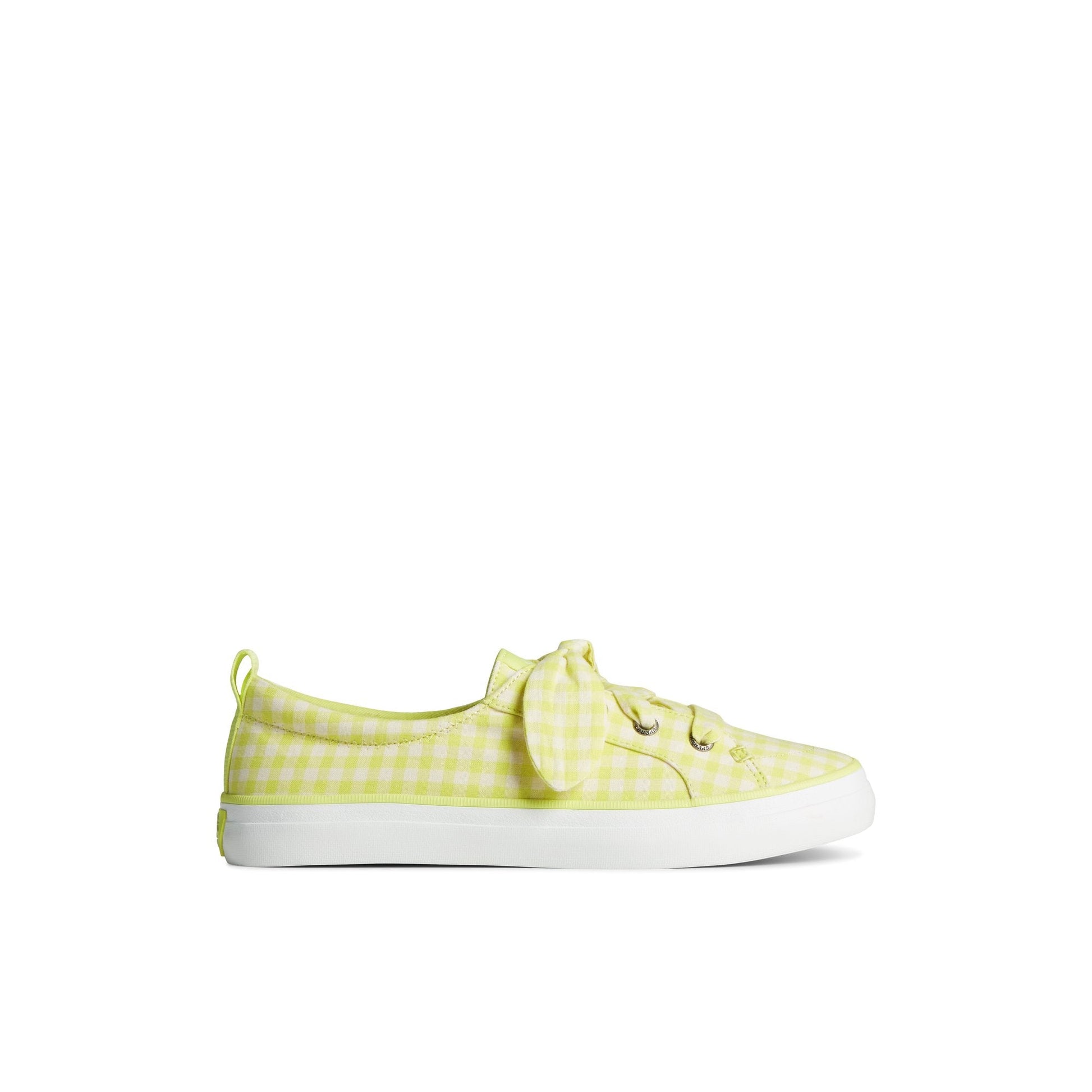 Crest Vibe Gingham Sneaker Light Green | Sperry