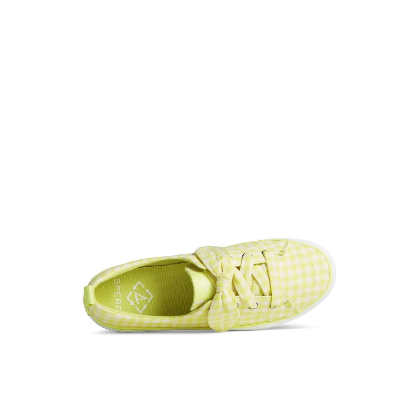 Crest Vibe Gingham Sneaker Light Green | Sperry