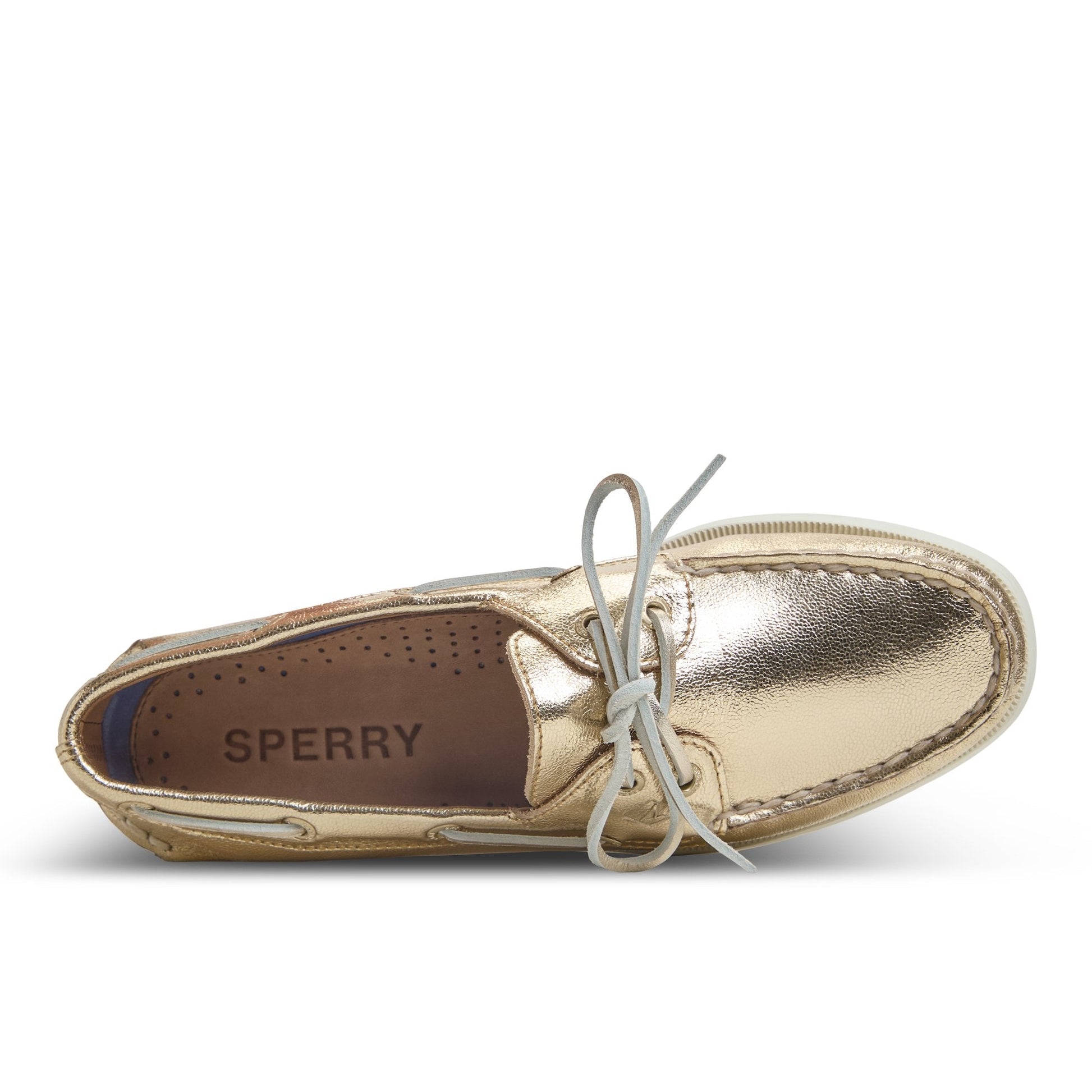 Authentic Original™ 2 Eye Boat Shoe Gold Women's Leather | Sperry Discount